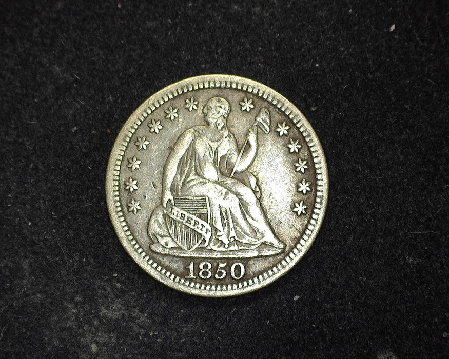 1850 Liberty Seated Half Dime XF - US Coin