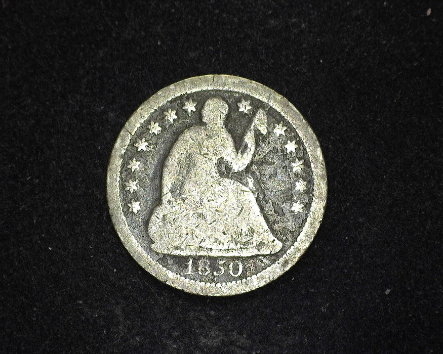 1850 O Liberty Seated Half Dime G - US Coin