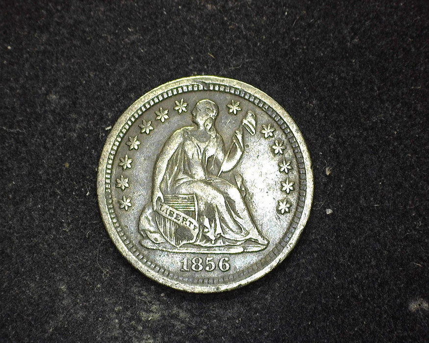 1856 O Liberty Seated Half Dime XF - US Coin