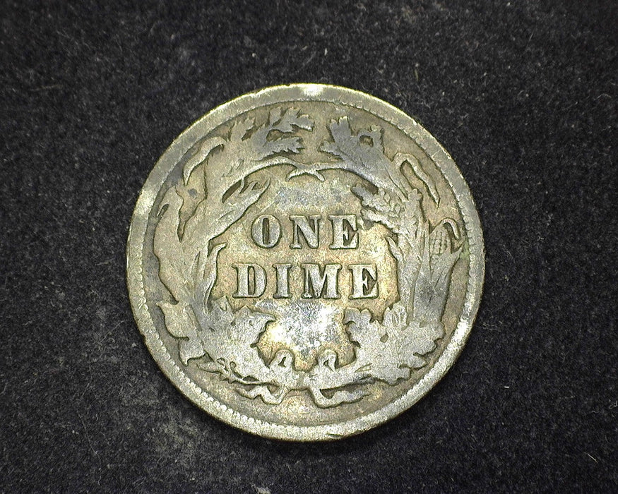 1887 Liberty Seated Dime F - US Coin