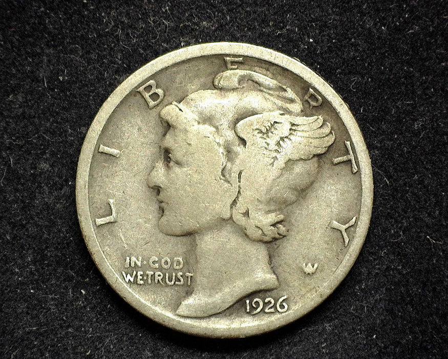 1926 S Mercury Dime VG - US Coin