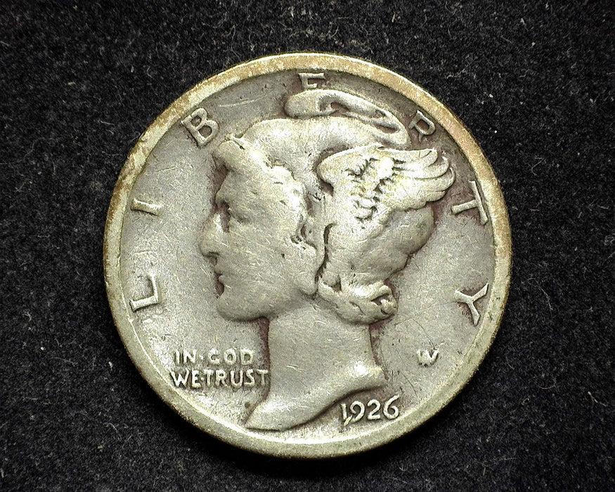 1926 S Mercury Dime VG - US Coin