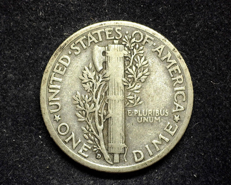 1928 D Mercury Dime VG/F - US Coin