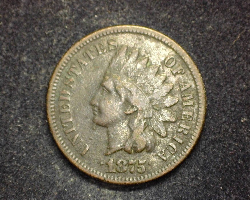 1875 Indian Head Penny/Cent VG - US Coin