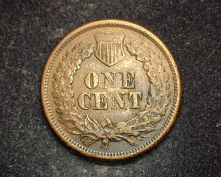 1877 Indian Head Penny/Cent VG Shallow pitting on face perfect on reverse. - US Coin