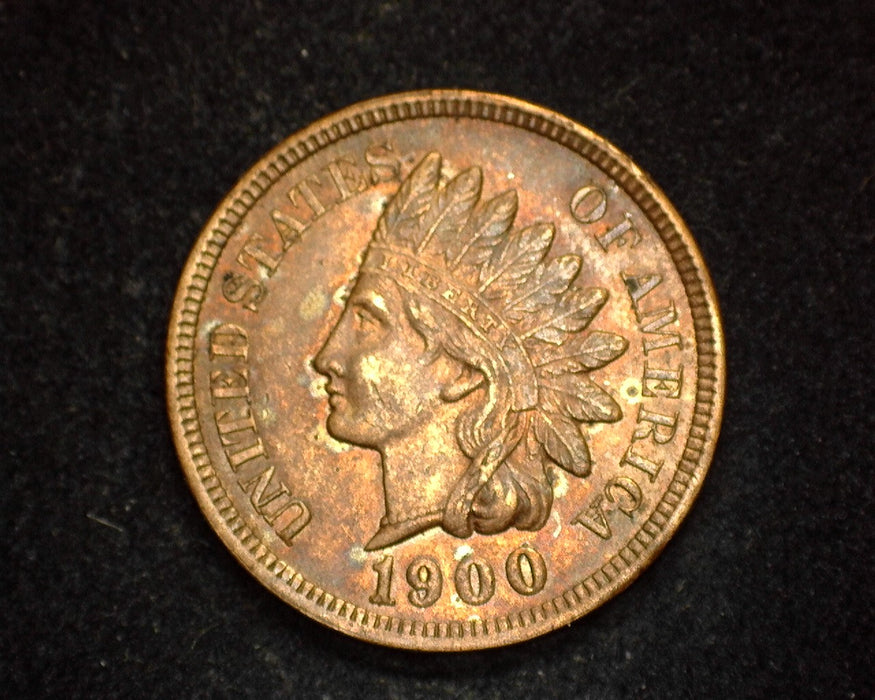 1900 Indian Head Penny/Cent AU - US Coin