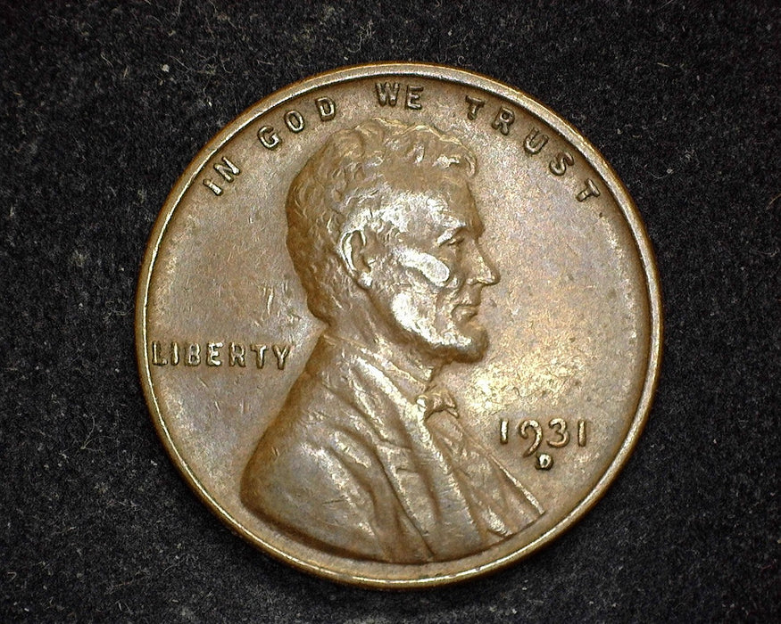 1931 D Lincoln Wheat Penny/Cent XF - US Coin