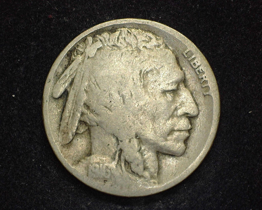 1916 S Buffalo Nickel VG - US Coin