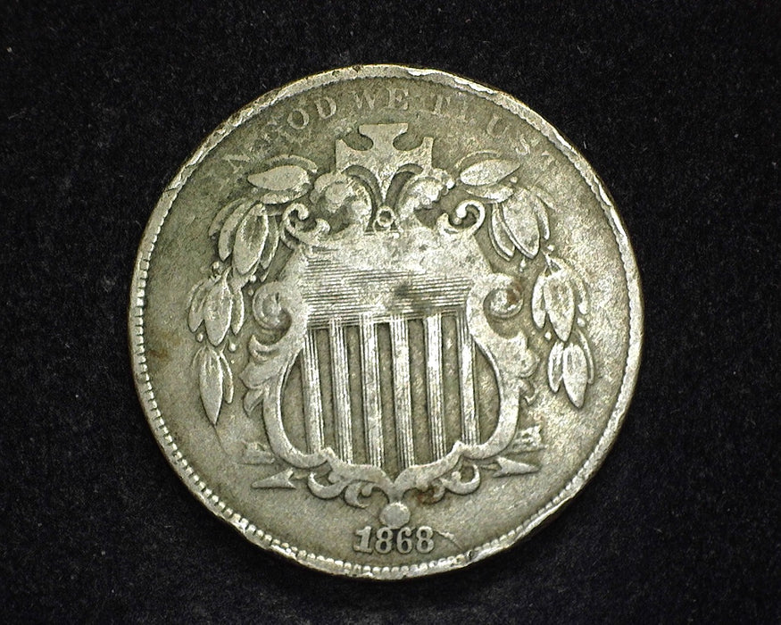 1868 Shield Nickel F - US Coin