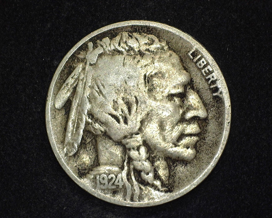 1924 D Buffalo Nickel F - US Coin