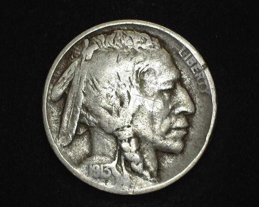 1913 Type 2 Buffalo Nickel F - US Coin