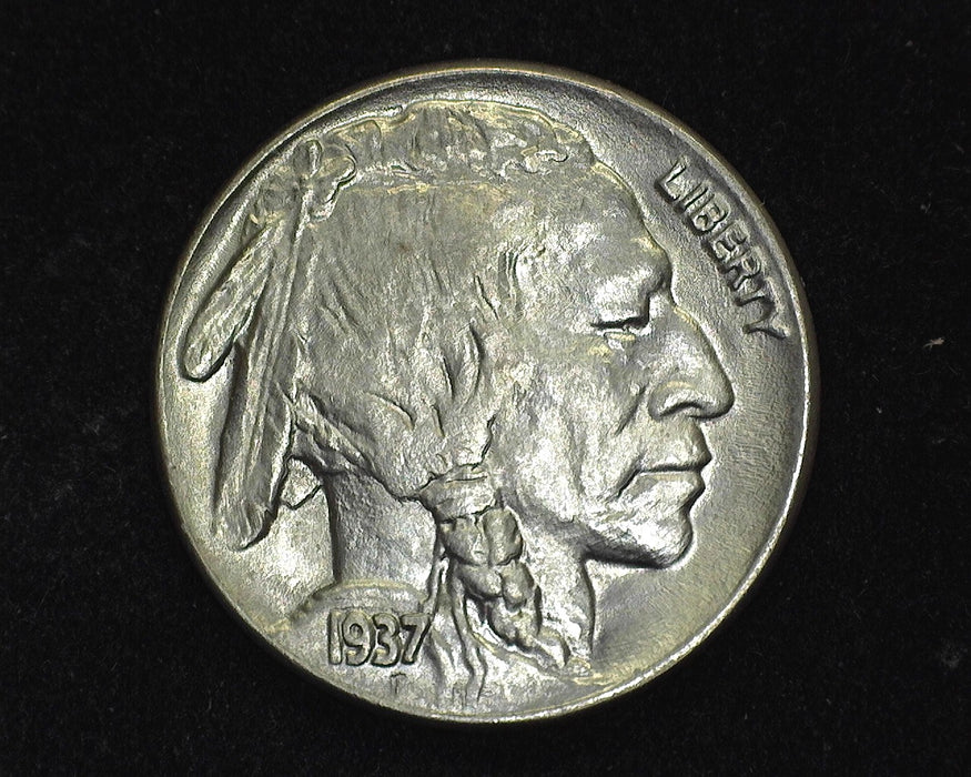 1937 Buffalo Nickel BU Choice - US Coin