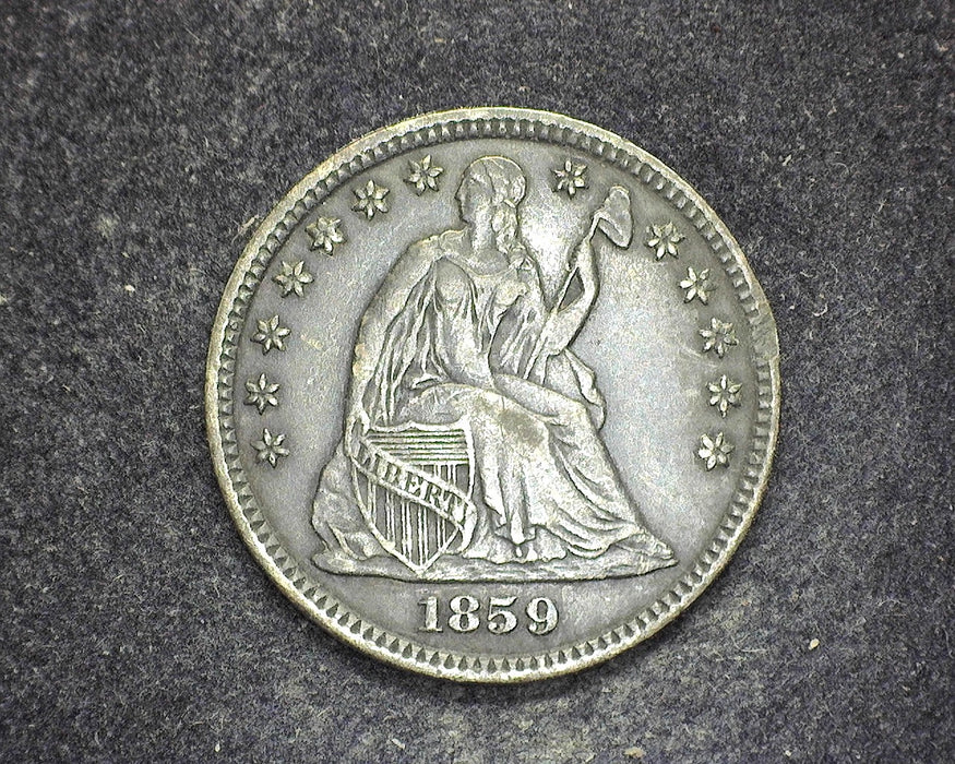 1859 Liberty Seated Half Dime XF - US Coin