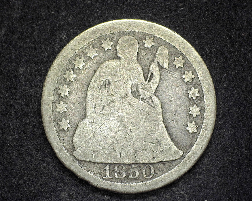 1850 Liberty Seated Dime G - US Coin