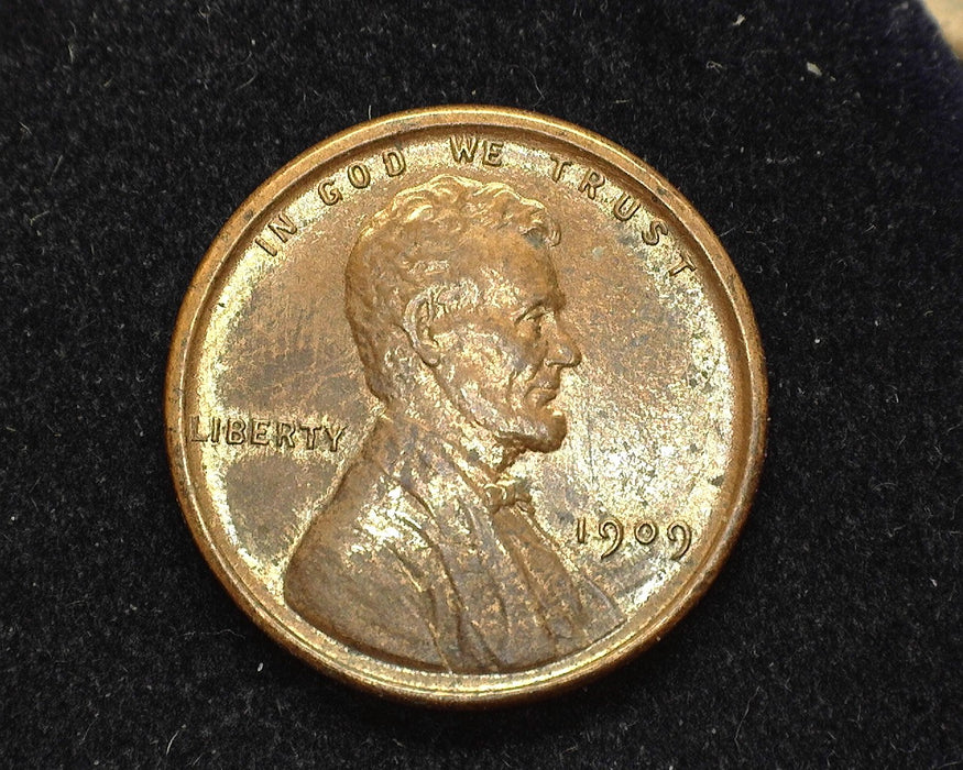 1909 Lincoln Wheat Penny/Cent AU - US Coin