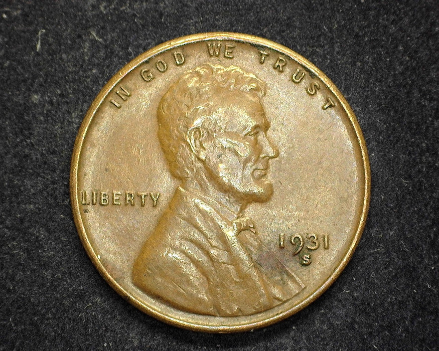 1931 S Lincoln Wheat Penny/Cent XF - US Coin