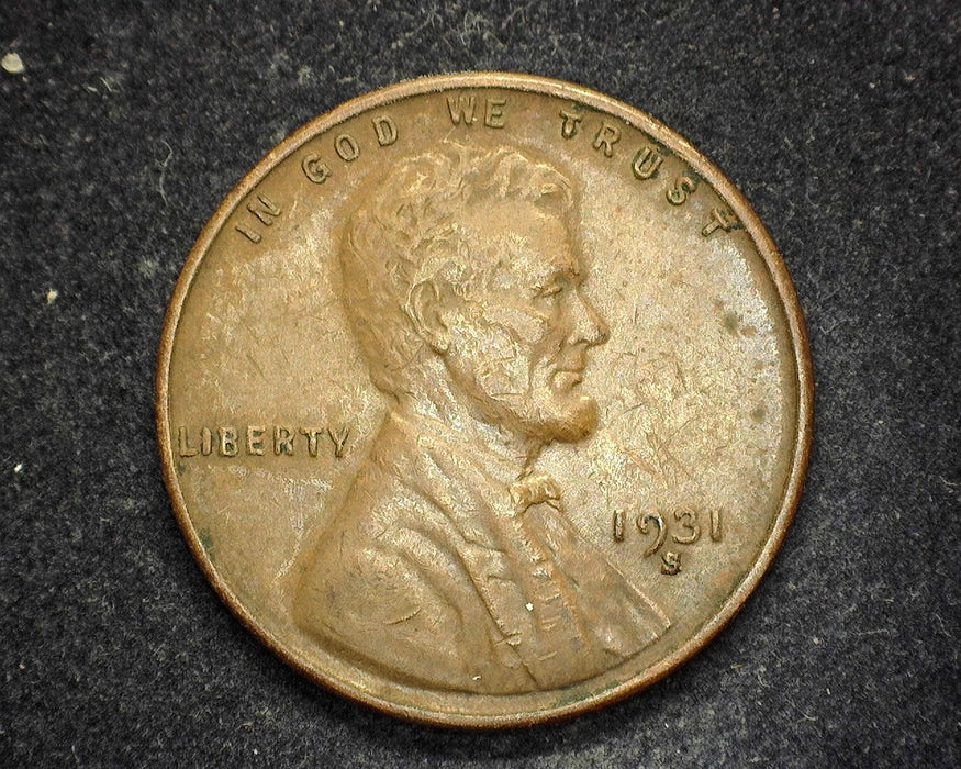 1931 S Lincoln Wheat Penny/Cent XF - US Coin