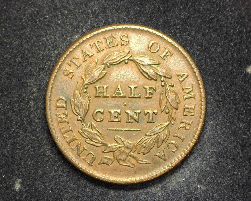 1828 13 Stars Classic Head Half Cent AU - US Coin