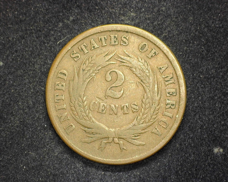 1864 Two Cent Piece VG/F - US Coin