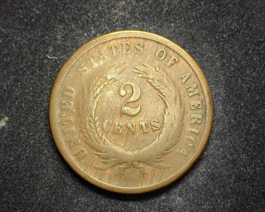 1864 Two Cent Piece G - US Coin