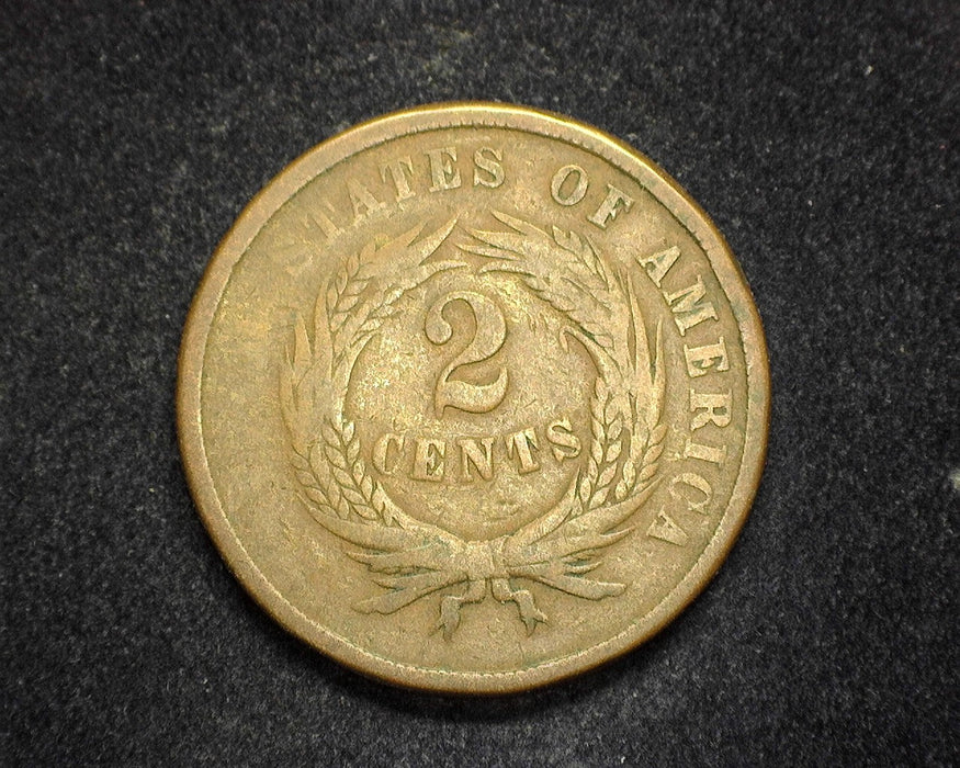 1867 Two Cent Piece G - US Coin