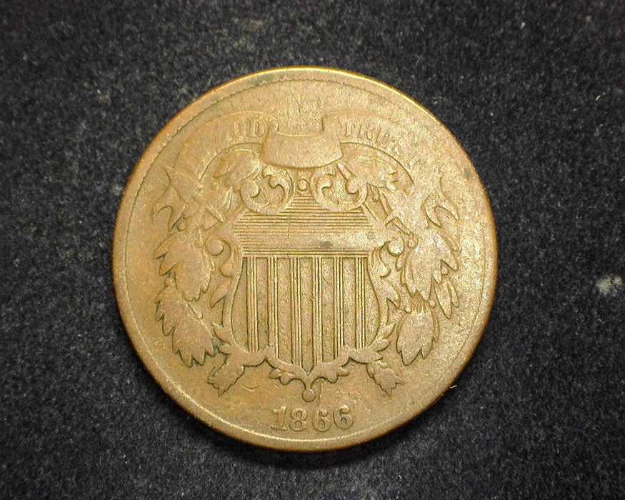 1868 Two Cent Piece VG - US Coin