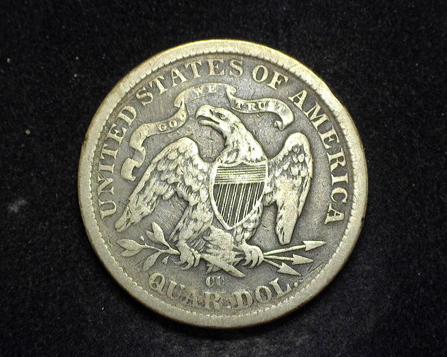 1878 CC Liberty Seated Quarter F/VF - US Coin