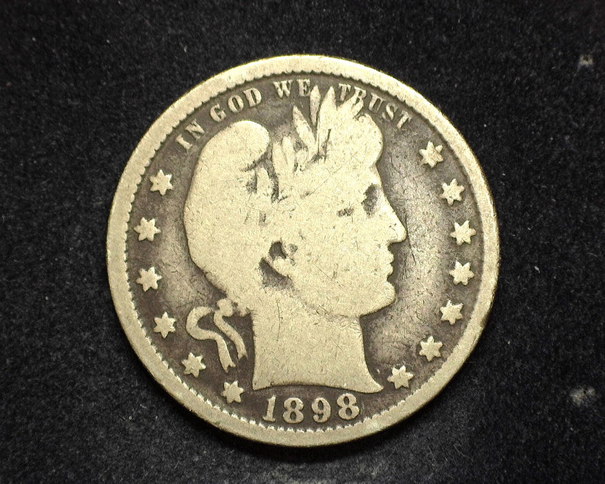 1898 Barber Quarter G - US Coin