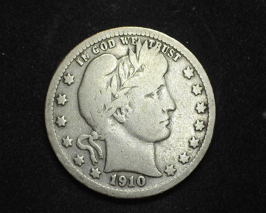 1910 D Barber Quarter VG - US Coin