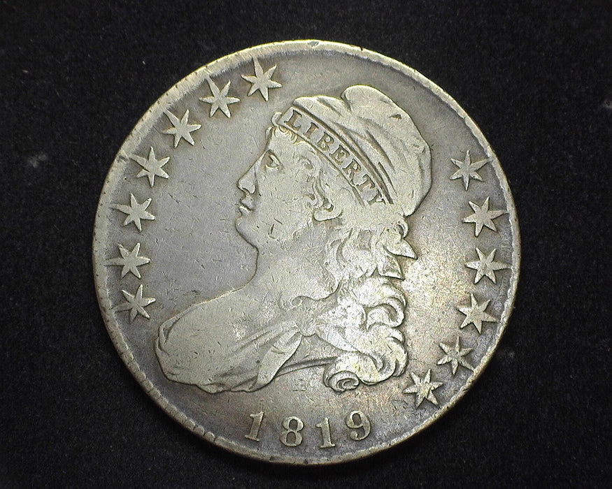 1819 Capped Bust Half Dollar F - US Coin