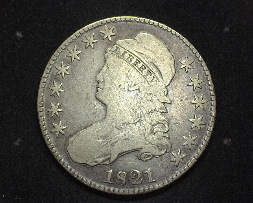 1821 Capped Bust Half Dollar Vg/f - US Coin