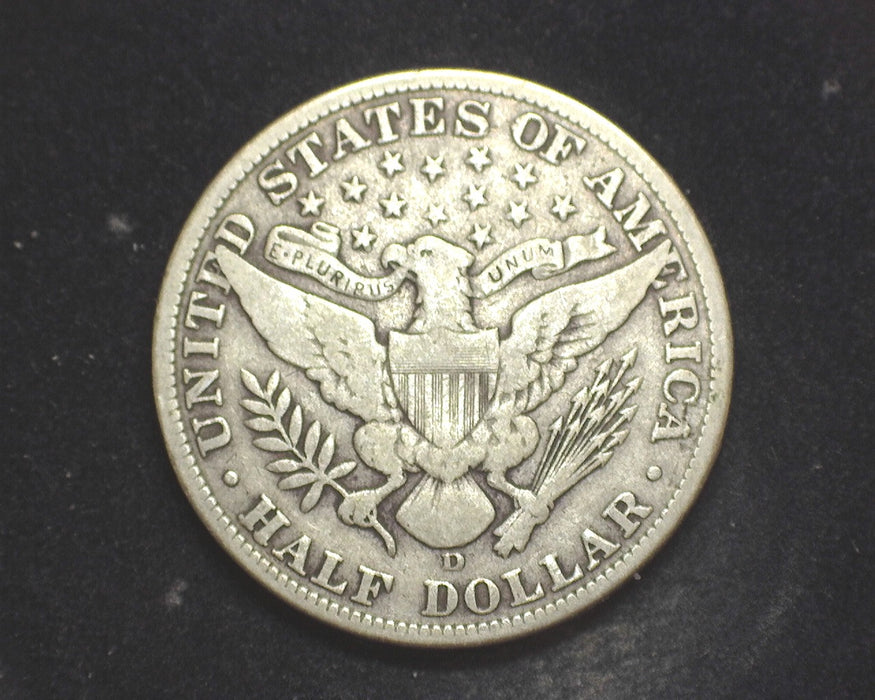 1912 D Barber Half Dollar F - US Coin