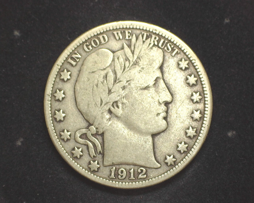 1912 D Barber Half Dollar F - US Coin