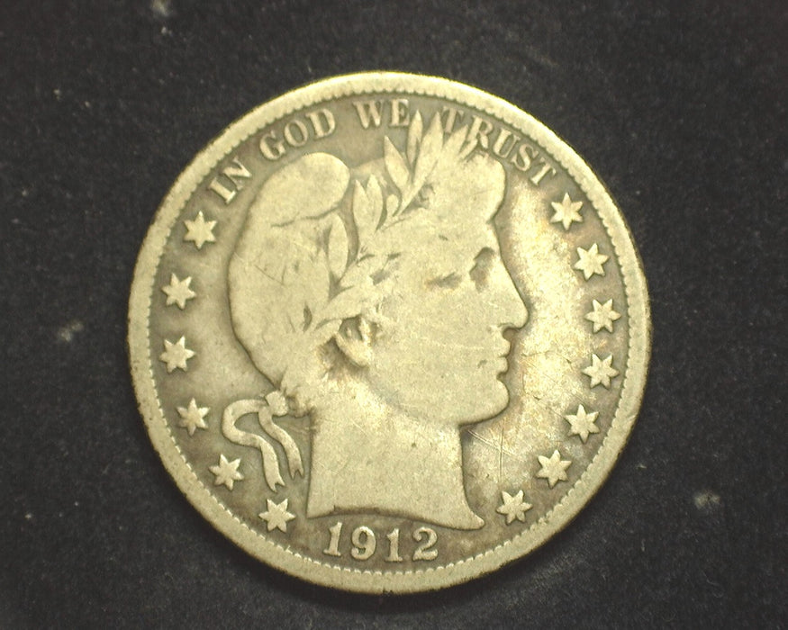 1912 D Barber Half Dollar VG - US Coin