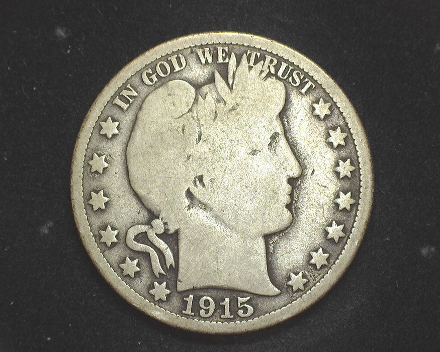 1915 D Barber Half Dollar G - US Coin