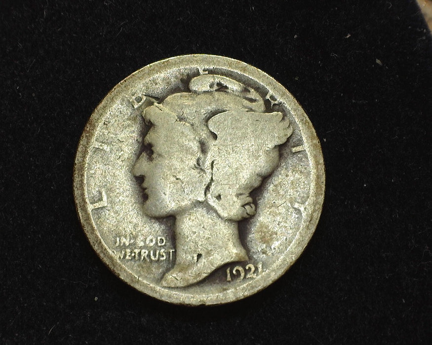 1921 Mercury Dime AG - US Coin