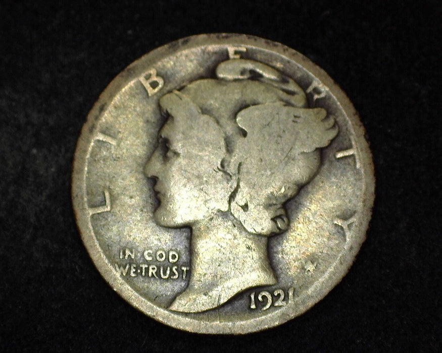 1921 Mercury Dime G - US Coin