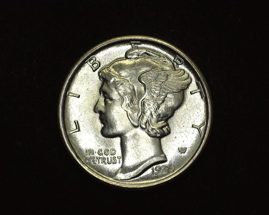 1936 Mercury Dime BU Gem! - US Coin