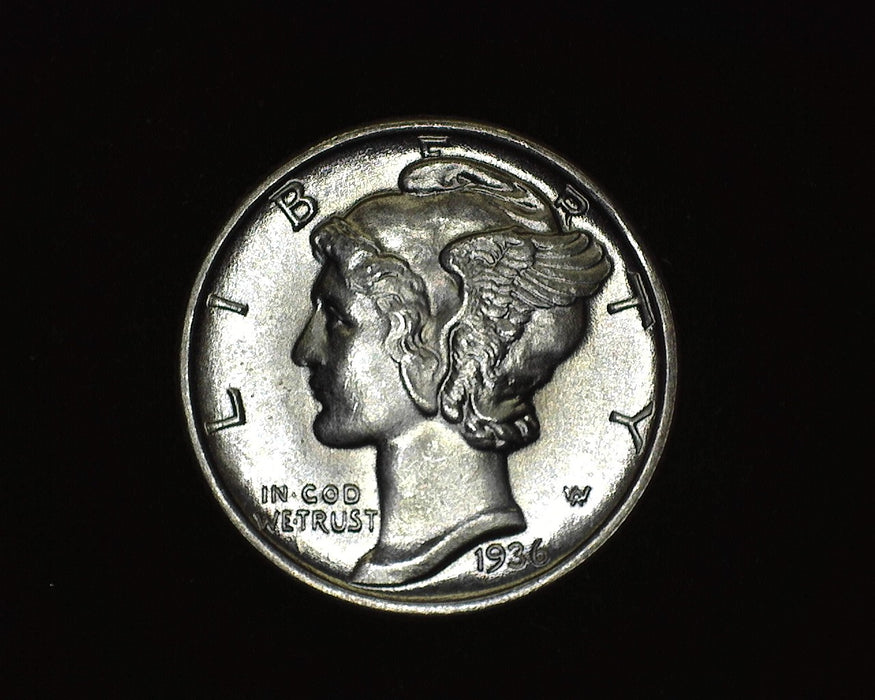 1936 Mercury Dime BU Gem! - US Coin