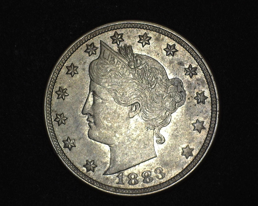 1883 Liberty Head Nickel AU No Cents - US Coin