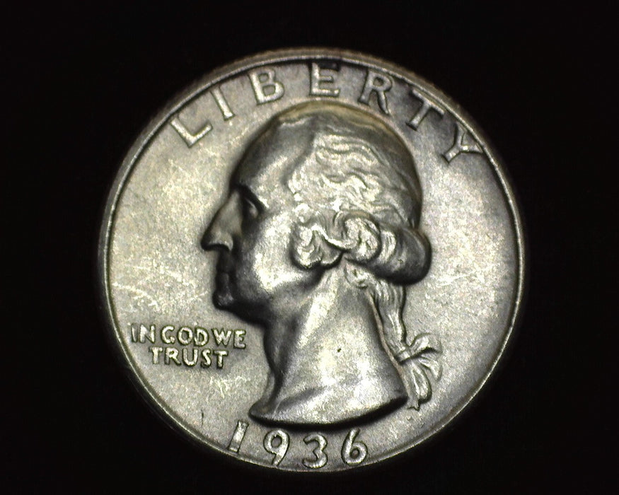 1936 S Washington Quarter BU Choice - US Coin