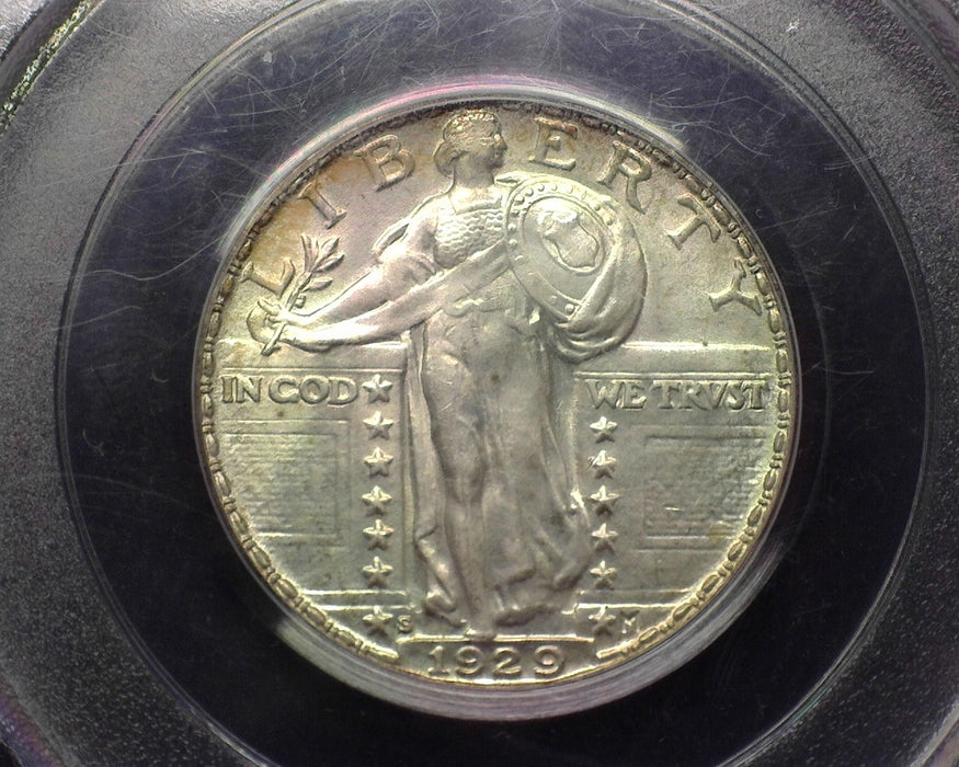 1929 S Standing Liberty Quarter PCGS MS62 - US Coin