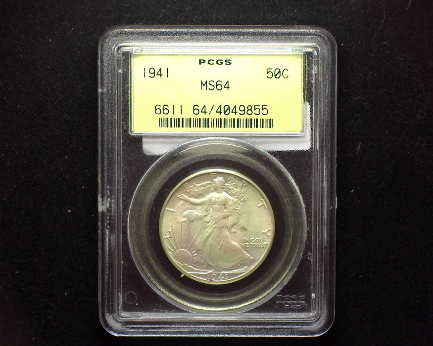 1941 Walking Liberty Half Dollar PCGS MS64 - US Coin