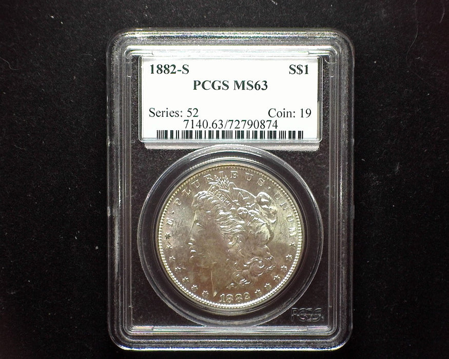 1882 S Morgan Silver Dollar PCGS MS63 - US Coin