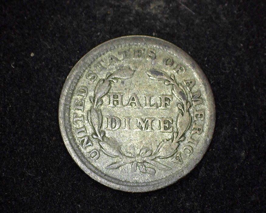 1857 Liberty Seated Half Dime VG - US Coin