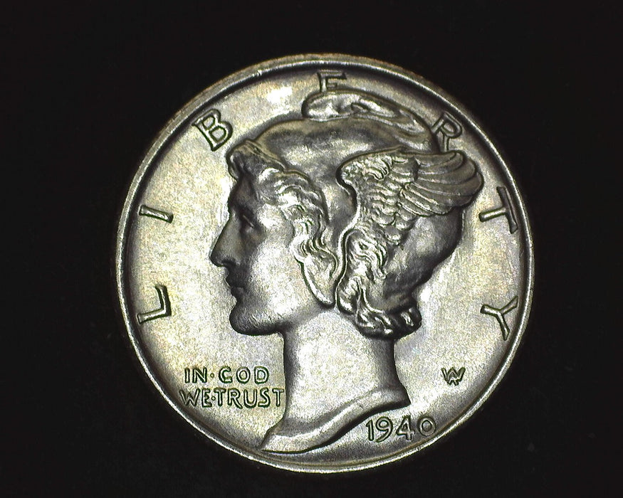 1940 S Mercury Dime BU Gem! FSB - US Coin