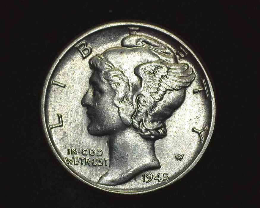 1945 Mercury Dime BU Choice - US Coin