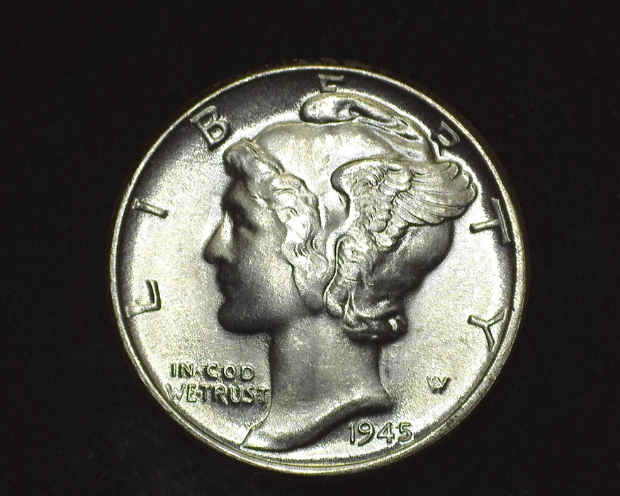 1945 Mercury Dime BU Gem! - US Coin