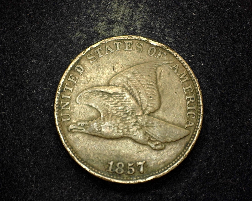 1857 Flying Eagle Penny/Cent F/VF - US Coin