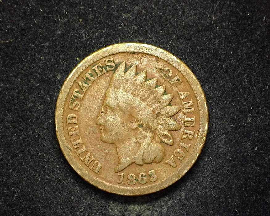 1863 Indian Head Penny/Cent G - US Coin